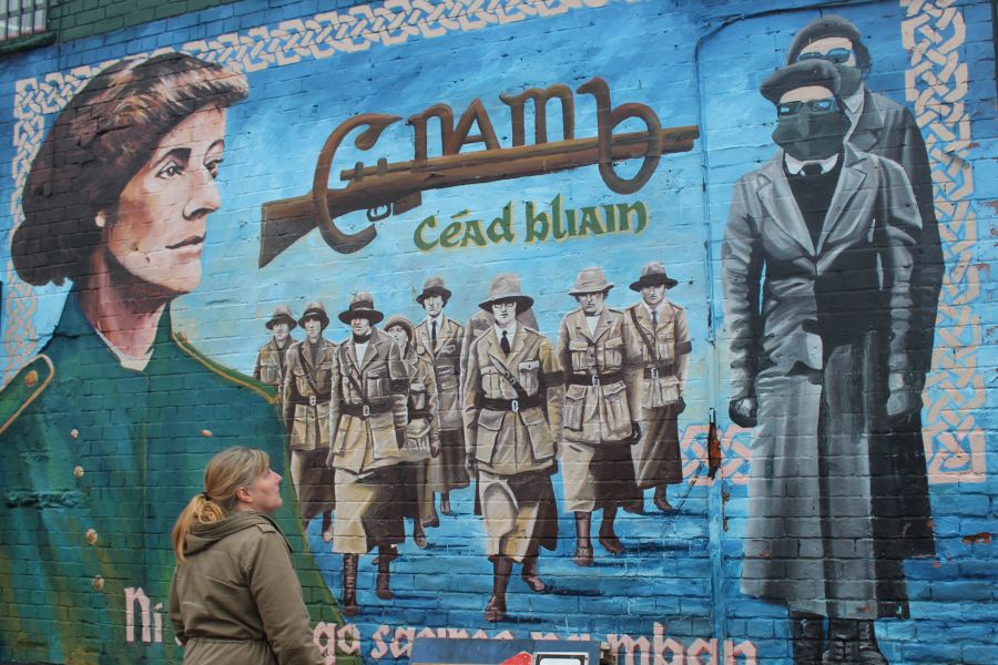 Muurschildering Belfast