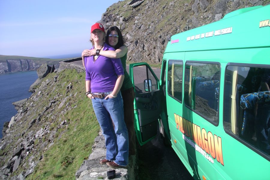 Dingle Slea Head,  budgetreis per bus Ierland