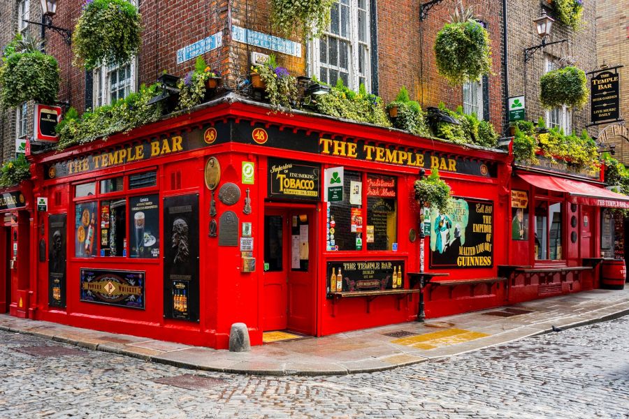 Temple Bar in Dublin Centrum