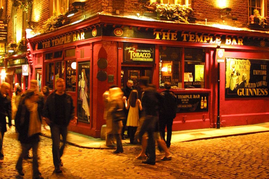 Dublin Temple Bar autorondreis Ierland B&B
