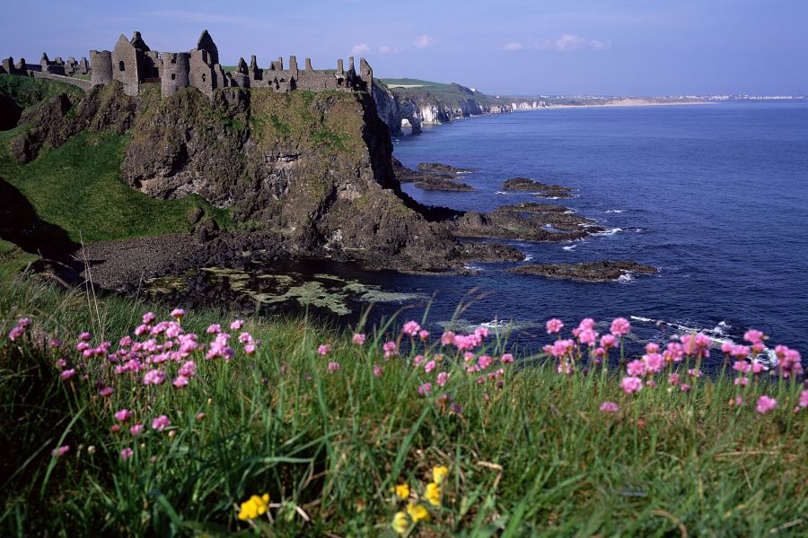 Dunluce Castle autorondreis Ierland hotels