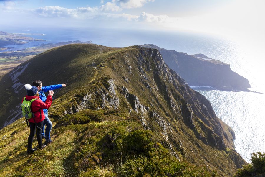 Slieve League autorondreis Ierland vakantiewoningen