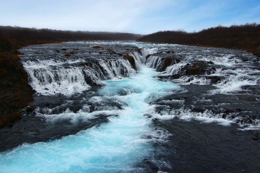 Bruarfoss waterval Zuid-IJsland