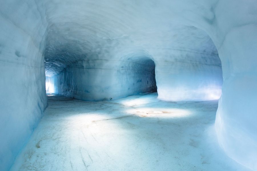 IJstunnel Langjökull gletsjer