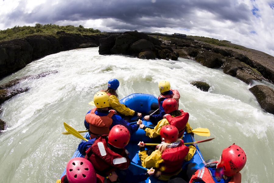 Rafting IJsland