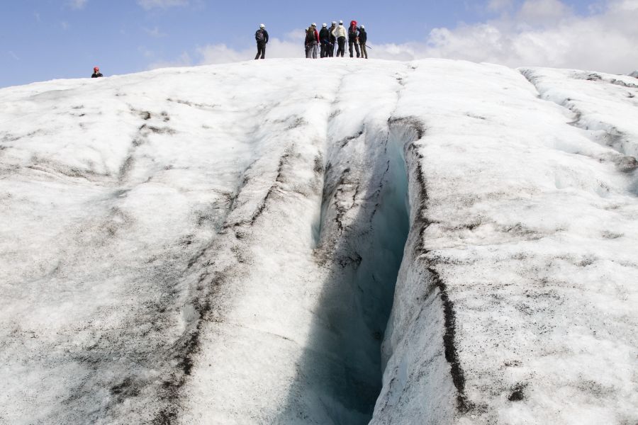 Solheimajokull gletsjerwandeling Zuid-IJsland