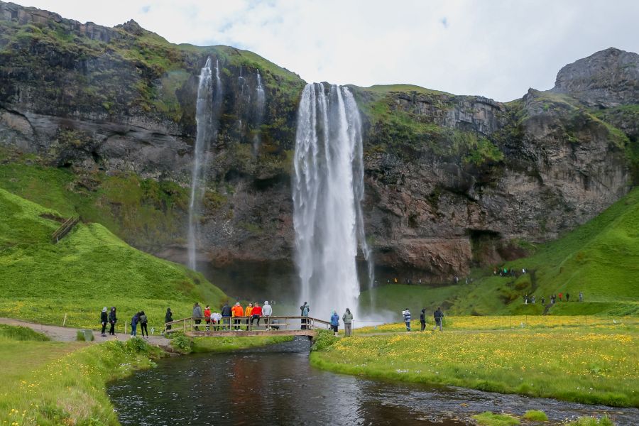 Seljalandsfoss waterval Zuid-IJsland