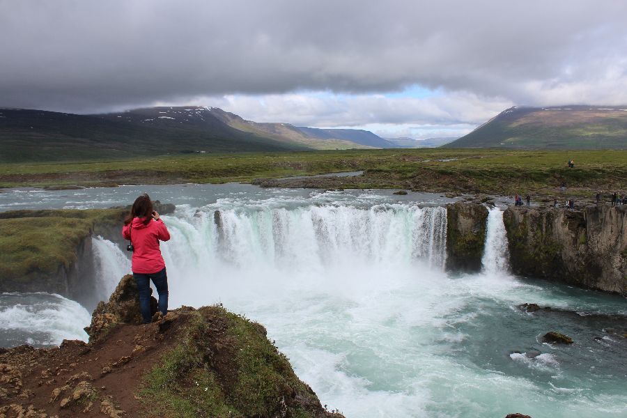 Godafoss waterval Noord IJsland