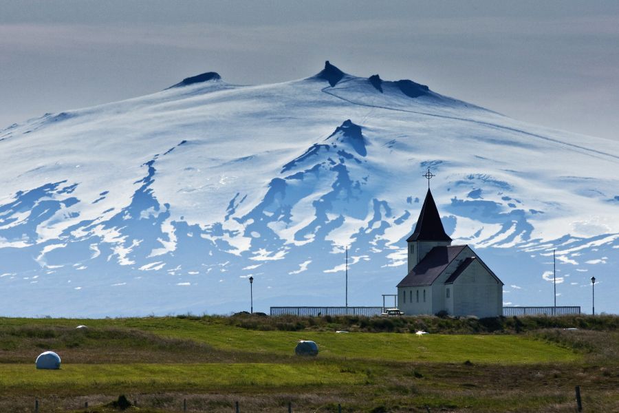 Snaefellsnes gletsjer & kerkje
