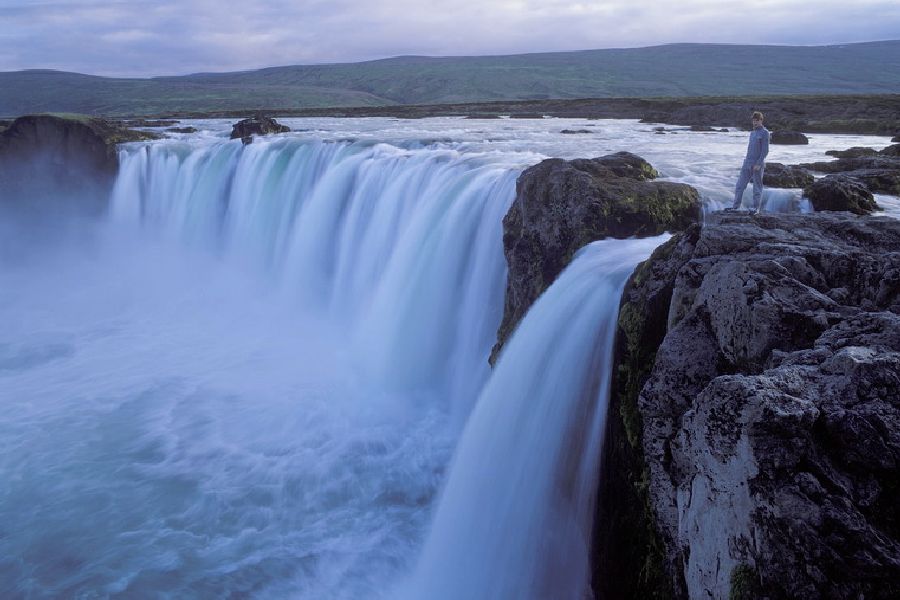 Godafoss waterval Noord-IJsland