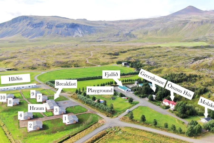 Midhraun cottages & appartementen Snaefellsnes