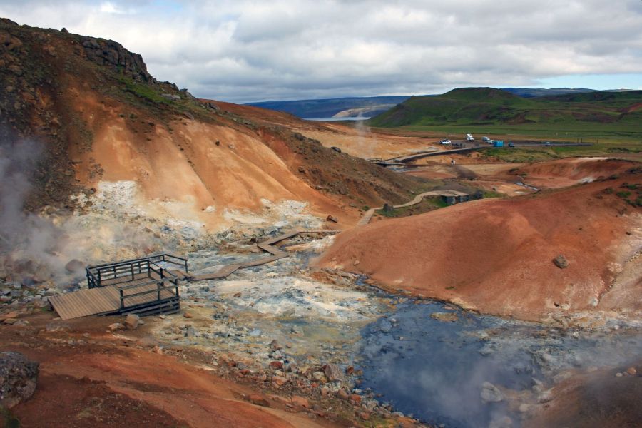 Krysuvik geothermisch gebied IJsland