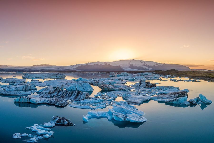 Jokulsarlon ijsbergenmeer IJsland