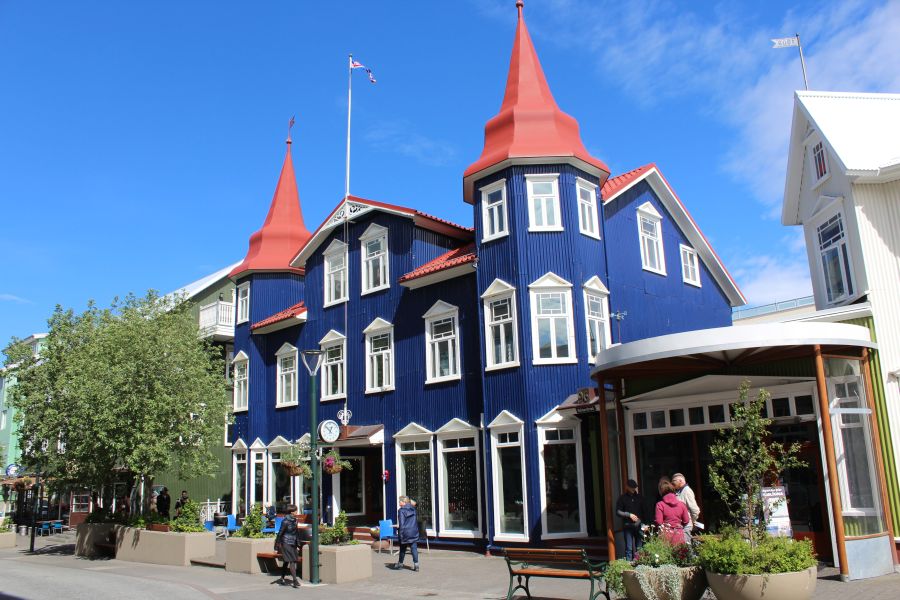 Akureyri centrum IJsland