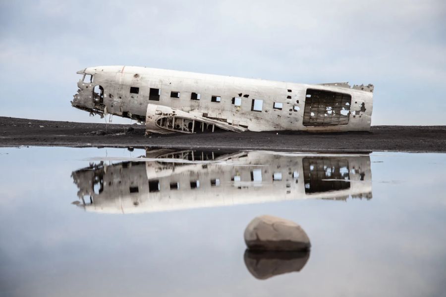 Solheimasandur Autorondreis IJsland