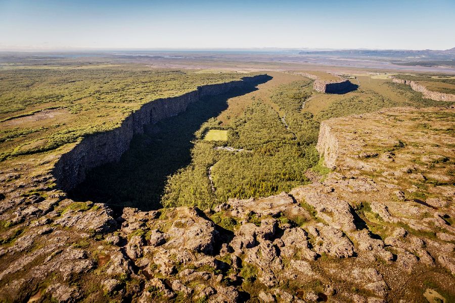 Asbyrgi kloof IJsland
