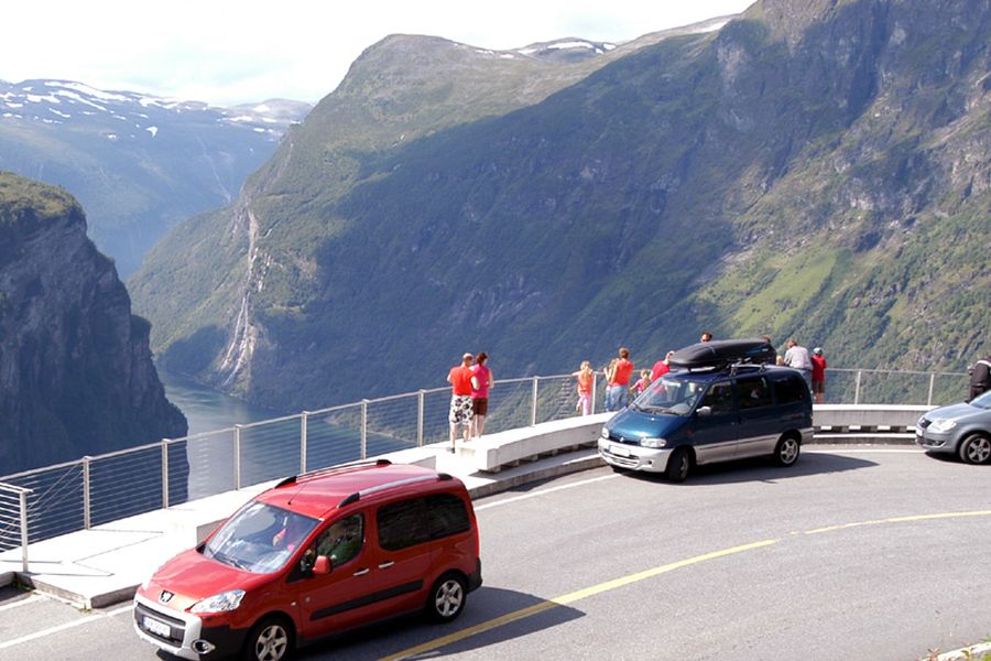 Uitzichtpunt Geiranger Noorwegen