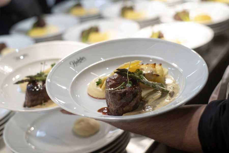 Hoofdgerecht bij Hotel Kurbits, Kläppen 